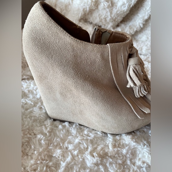 Le château suede wedge heel 6.5 - Picture 6 of 12